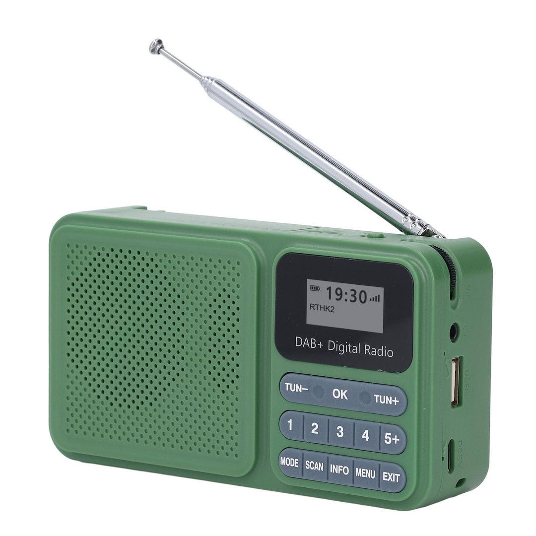 Solar Powered DAB+ Radio mit Bluetooth 5.0, 3W Stereo -Lautsprecher, USB/SD