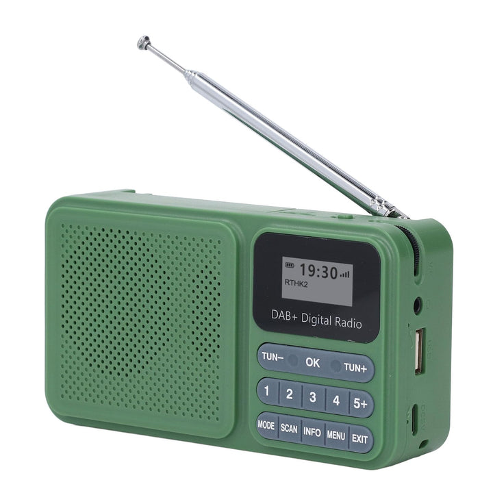 Solar Powered DAB+ Radio mit Bluetooth 5.0, 3W Stereo -Lautsprecher, USB/SD