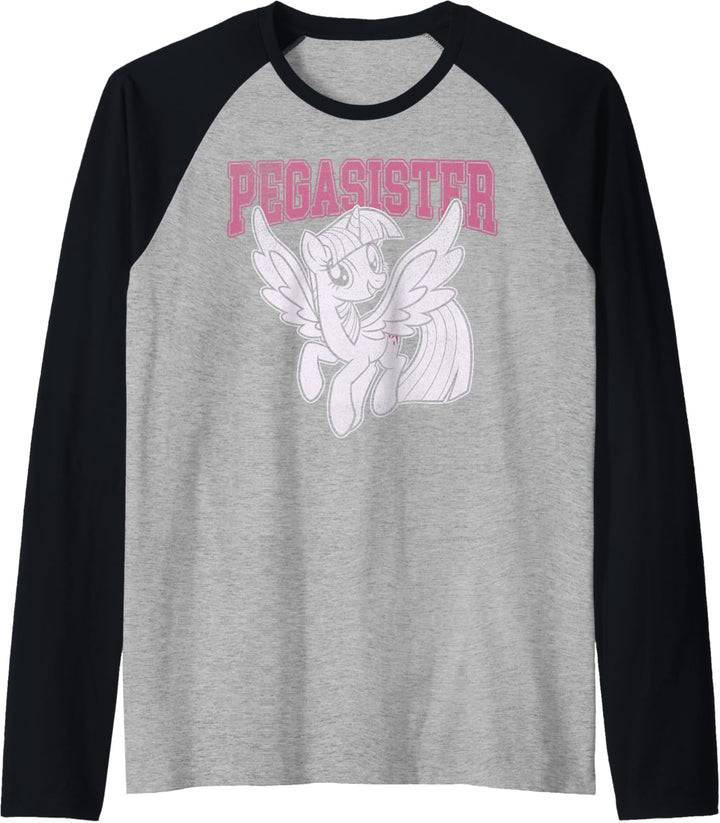 My Little Pony Twilight Sparkle Pegasister Big Collegiate Raglan