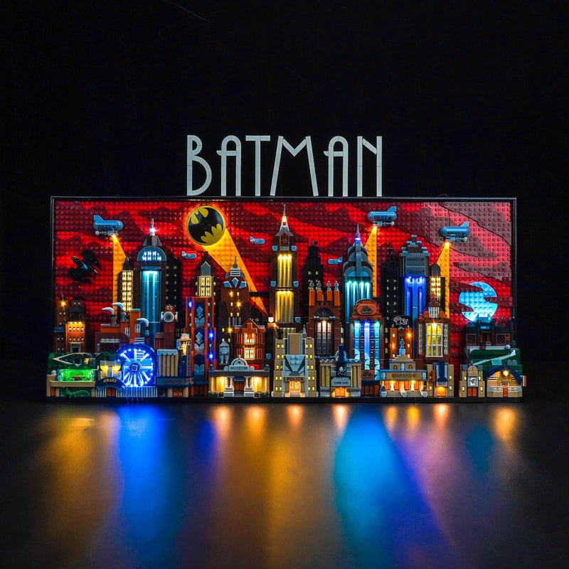 Update Version Licht-Kit für Lego Batman: The Animated Series Gotham City (Nicht Lego), Led Beleucht