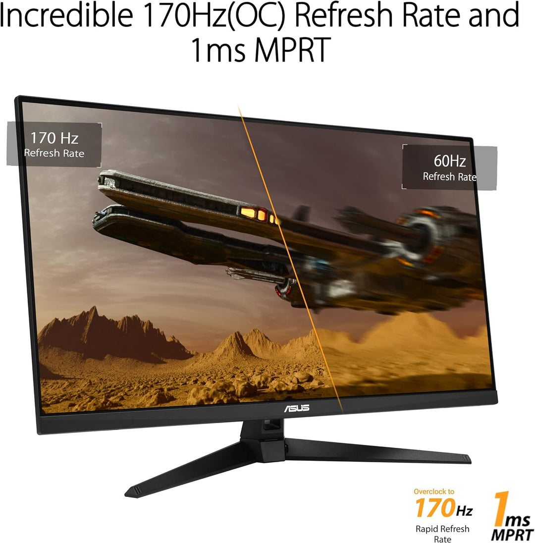 ASUS TUF Gaming VG32AQL1A - 31,5 Zoll WQHD Monitor - 170 Hz, 1ms GtG, FreeSync Premium & G-Sync komp