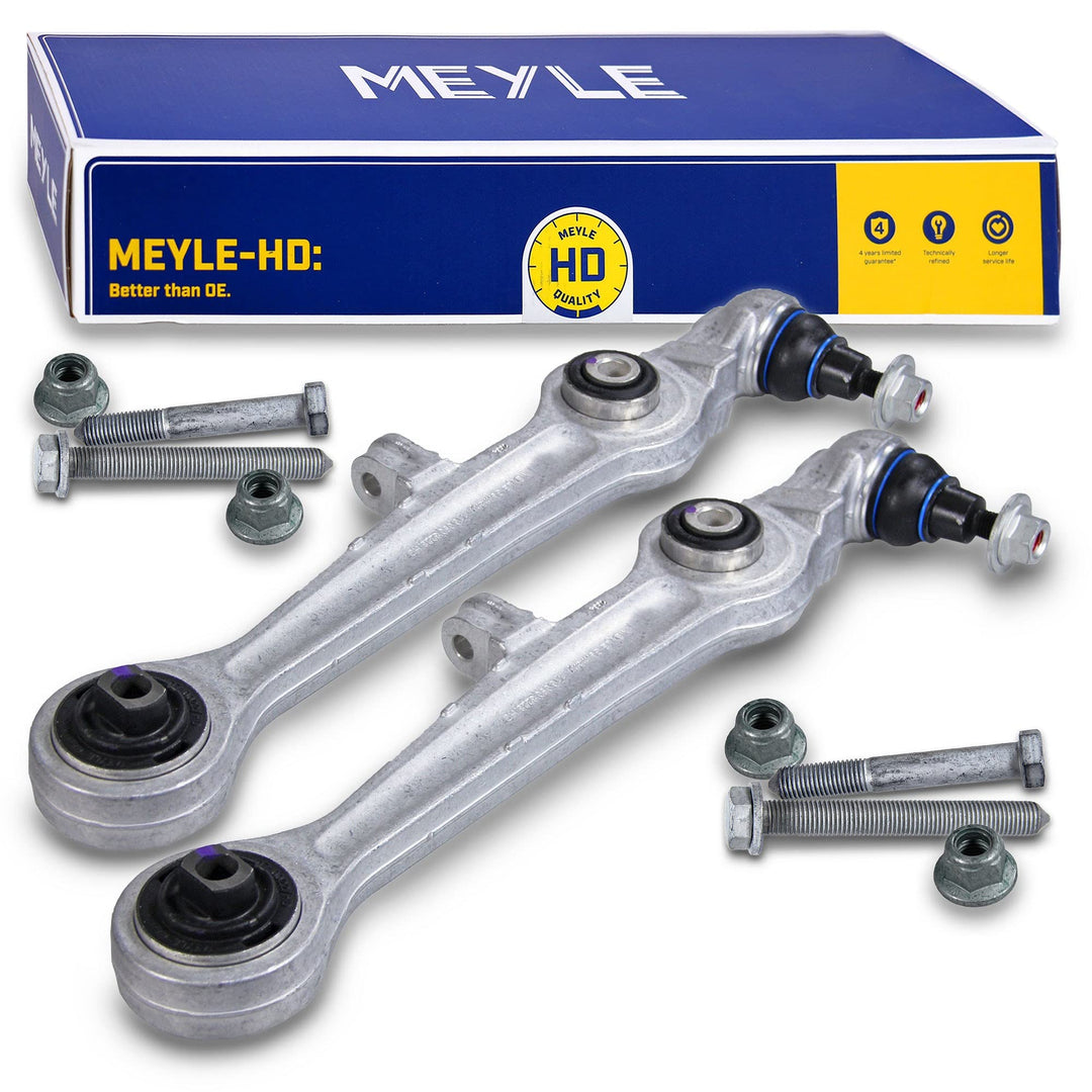 2x MEYLE Querlenker Druckstrebe Achsschenkel Alu, Vorderachse beidseitig, vorne unten