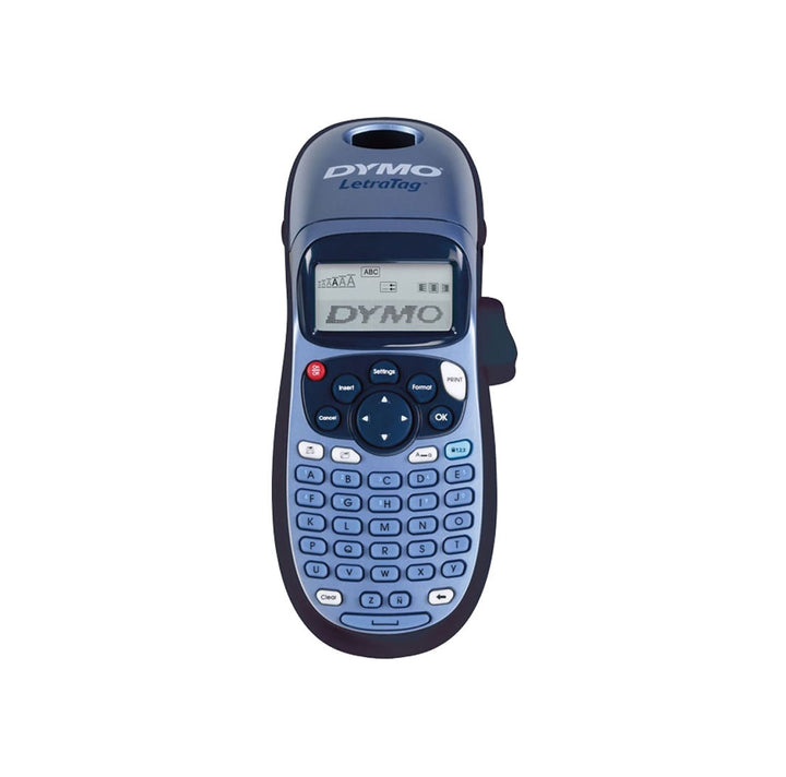 Dymo LetraTag LT-100H Beschriftungsgerät Handgerät | Tragbares Etikettendrucker mit ABC Tastatur | m