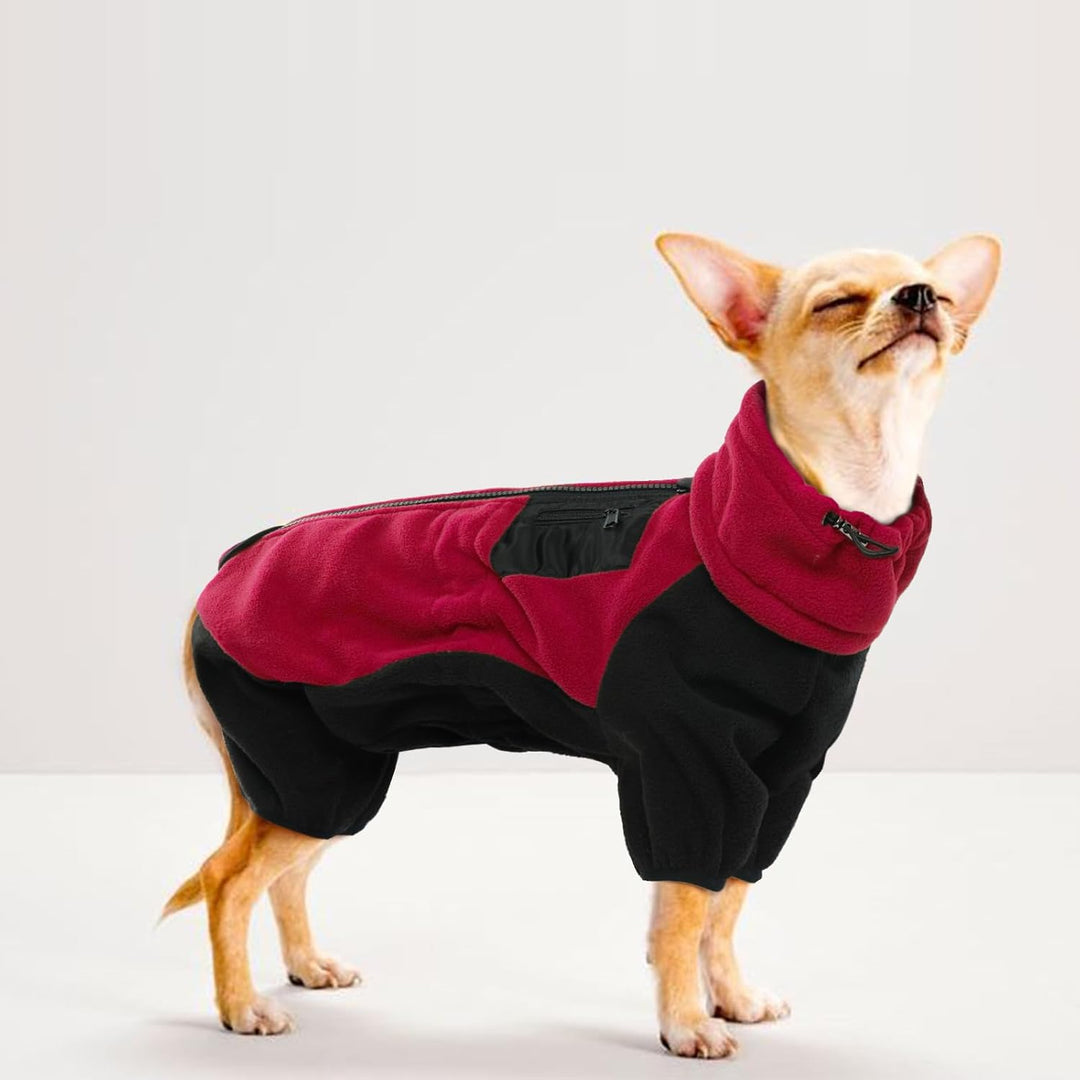 Hundemantel Winter, Hundejacken Polarfleece Winddichter Hundekleidung Hundepulli Sweatshirt Stretch