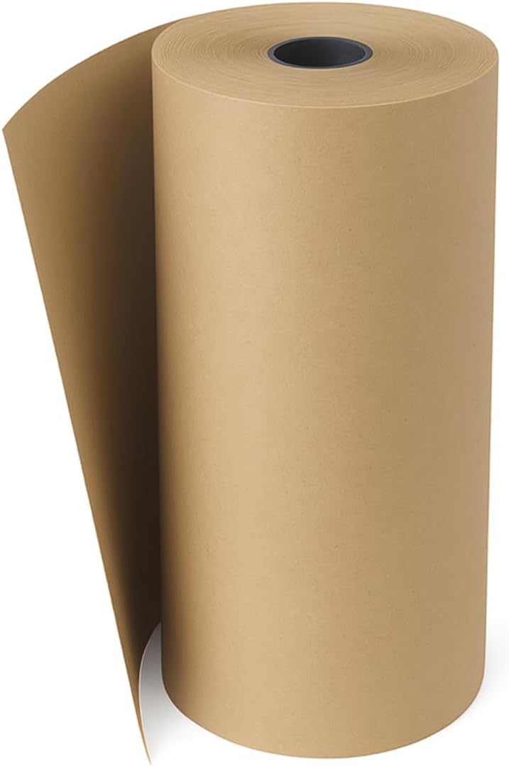 Kraftpapier 70g/m² Packpapier 50 cm x 300 m auf Rolle | braunes Papier | Geschenkpapier | Verpackung