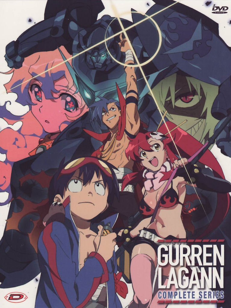 Gurren Lagann (serie completa) Episodi 01-27 [4 DVDs] [IT Import], DVD