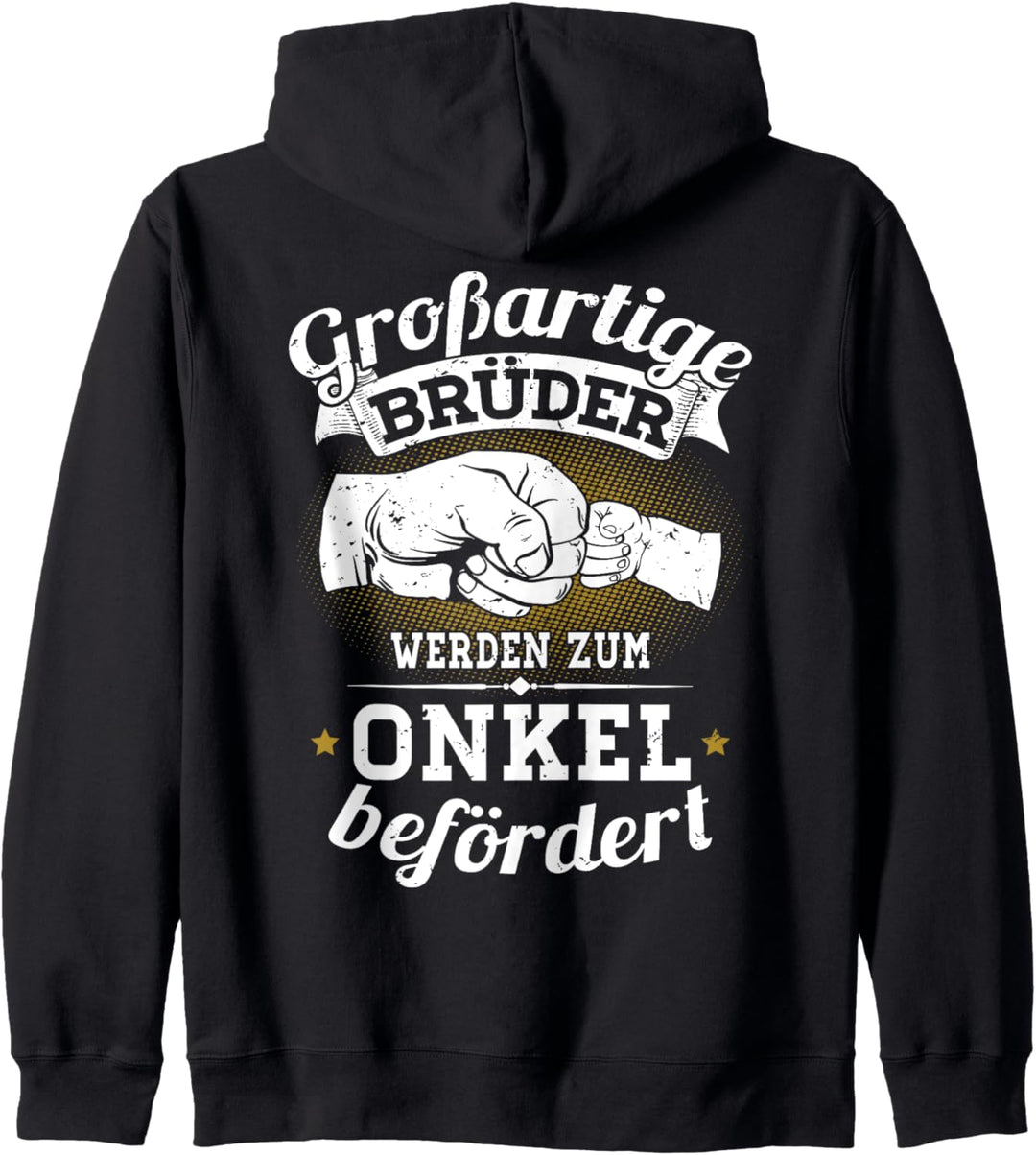 Grossartige Brüder werden zum Onkel befördert Bruder Geschenk Kapuzenjacke
