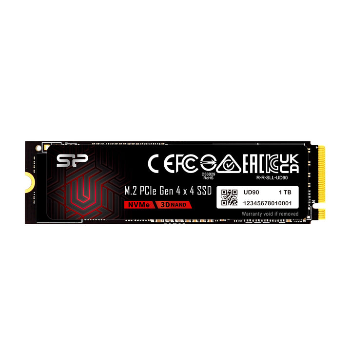Silicon Power 1TB UD90 NVMe 4.0 Gen4 PCIe M.2 SSD R/W up to 5,000/4,800 MB/s (SP01KGBP44UD9005), 1TB