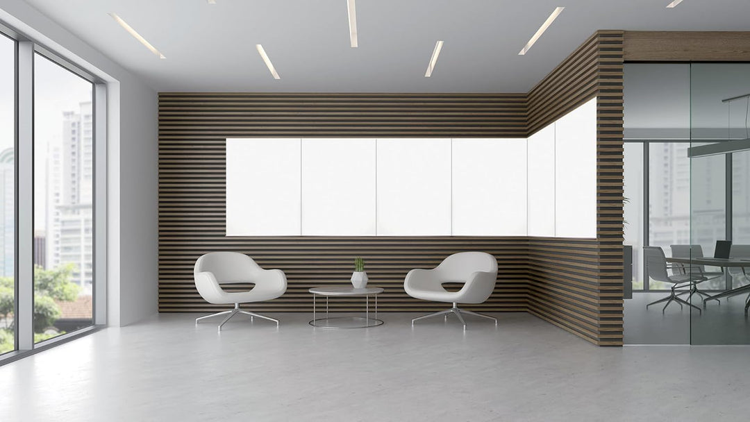 FRANKEN Whiteboard aus Glas, magnetisch und beschreibbar, Design-Schreibtafel ohne Rahmen, Magnettaf