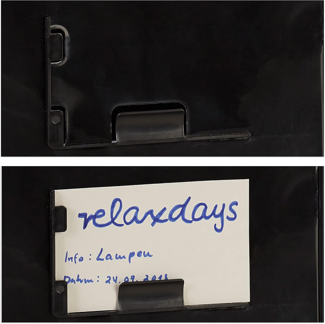 Relaxdays 2X Profi Transportbox, stabil, Gewerbe, hochwertiger Kunststoff, Qualität, 60 L, HxBxT 32,