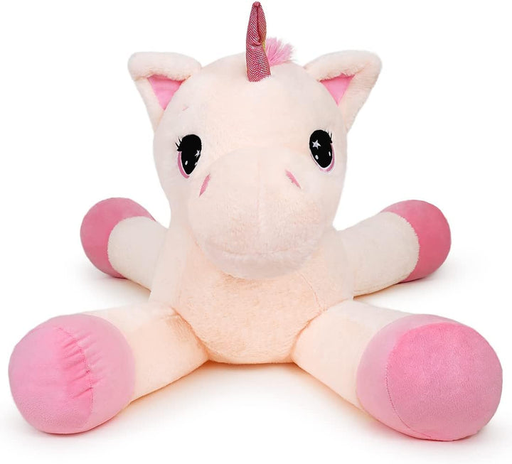 Yeqivo Riesen Einhorn Spielzeug Plüsch Grosses Regenbogen Lila Einhorn Kuscheltier Schöne Einhorn Ge
