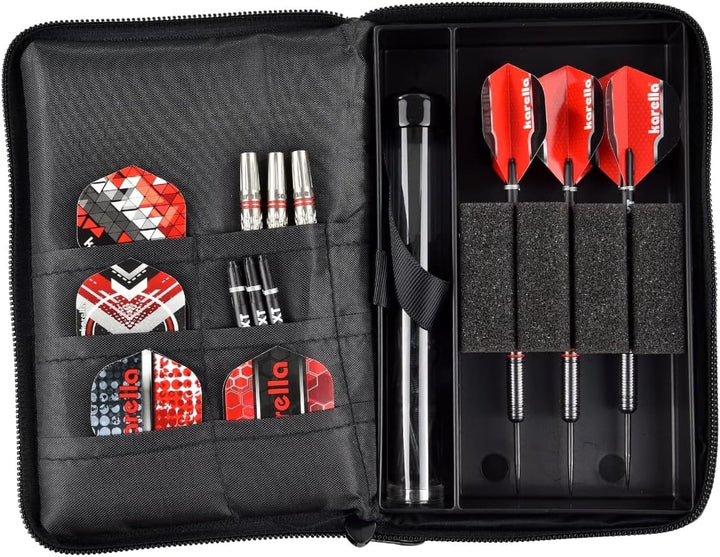Karella Darttasche The PAK, 13 Modelle, handlich und perfekt für 1 Set Darts und viele Zubehör, Dart