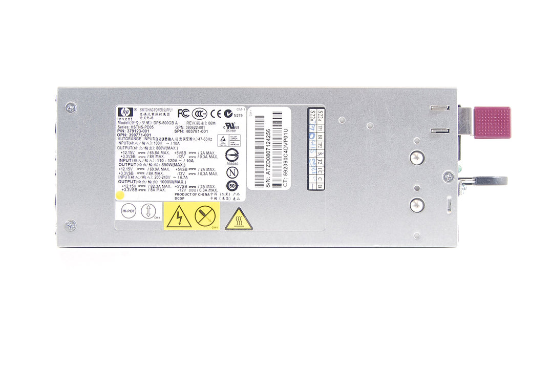 1000-Watt HP 403781-001 Ersatzteil: Hot-Plug Power Supply Netzteil für DL380 G5