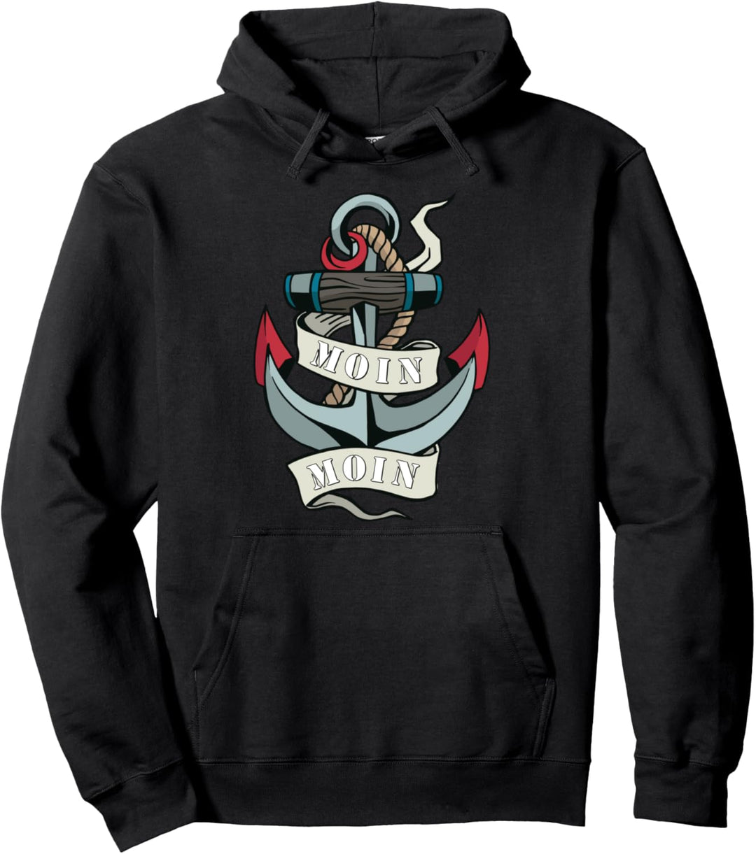Moin Moin Norddeutschland Plattdeutsch HH Pullover Hoodie