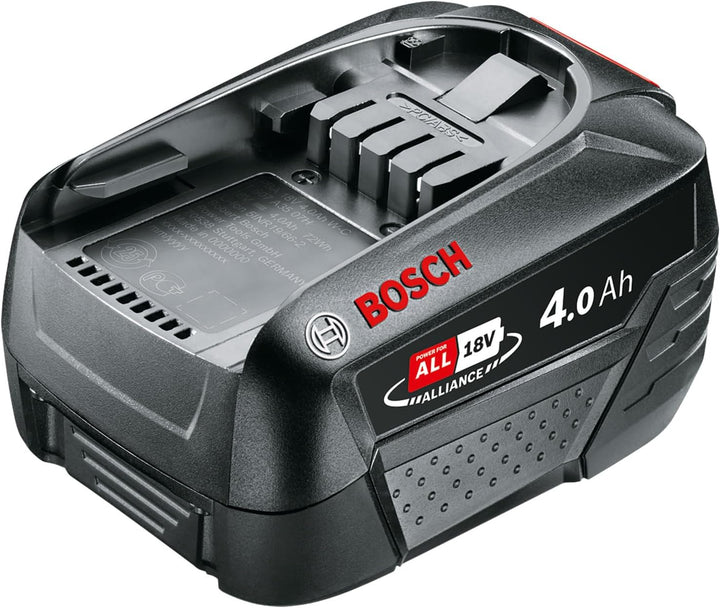 Bosch Home and Garden Akku Pack PBA 18V 4.0Ah W-C (18 Volt System, 4.0Ah Batterie Akku, im Karton),
