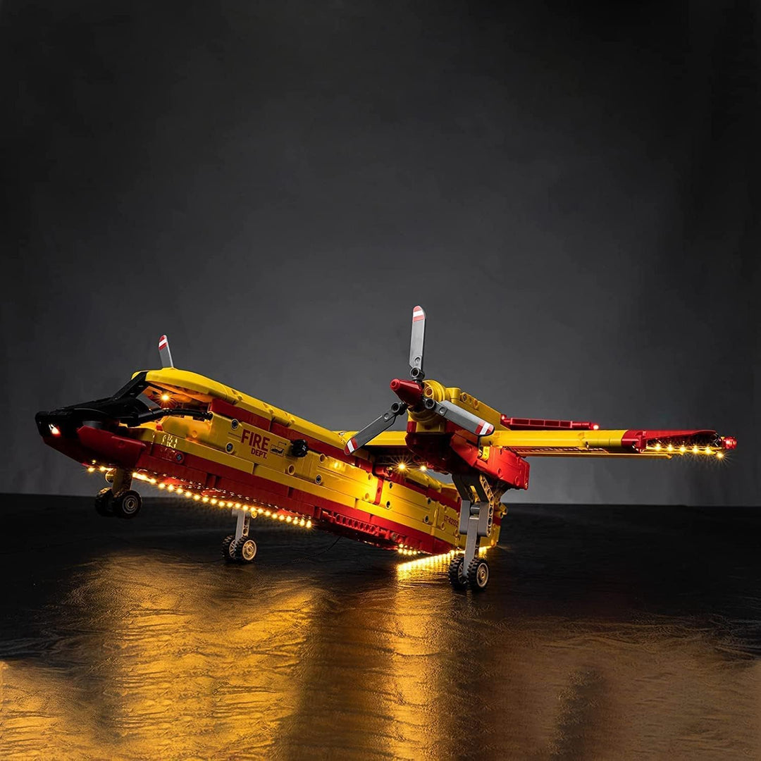 Led Licht Set für Lego Technic 42152 Löschflugzeug Feuerwehr-Flugzeug-Spielzeug (Nur Lichter, Keine