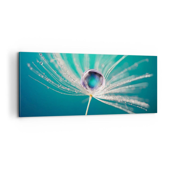 Panorama Bilder auf Leinwand 100x40cm Leinwandbild mit Rahmen Pflanze Natur Gross Wanddeko Bild Schl