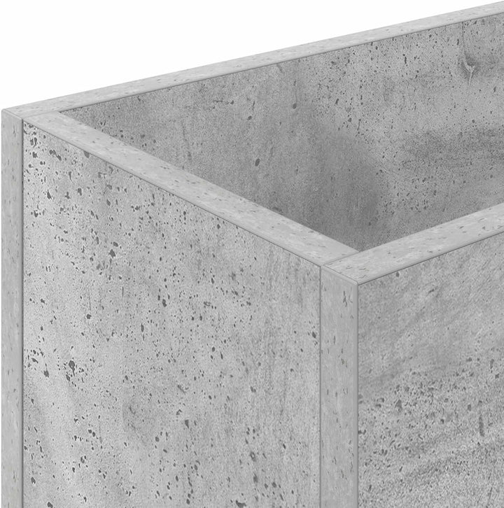 vidaXL Sonnenschirmhalter Beton Grau 40 x 20 x 55,5 cm Holzwerkstoff, Moderner Schirmständer aus Hol