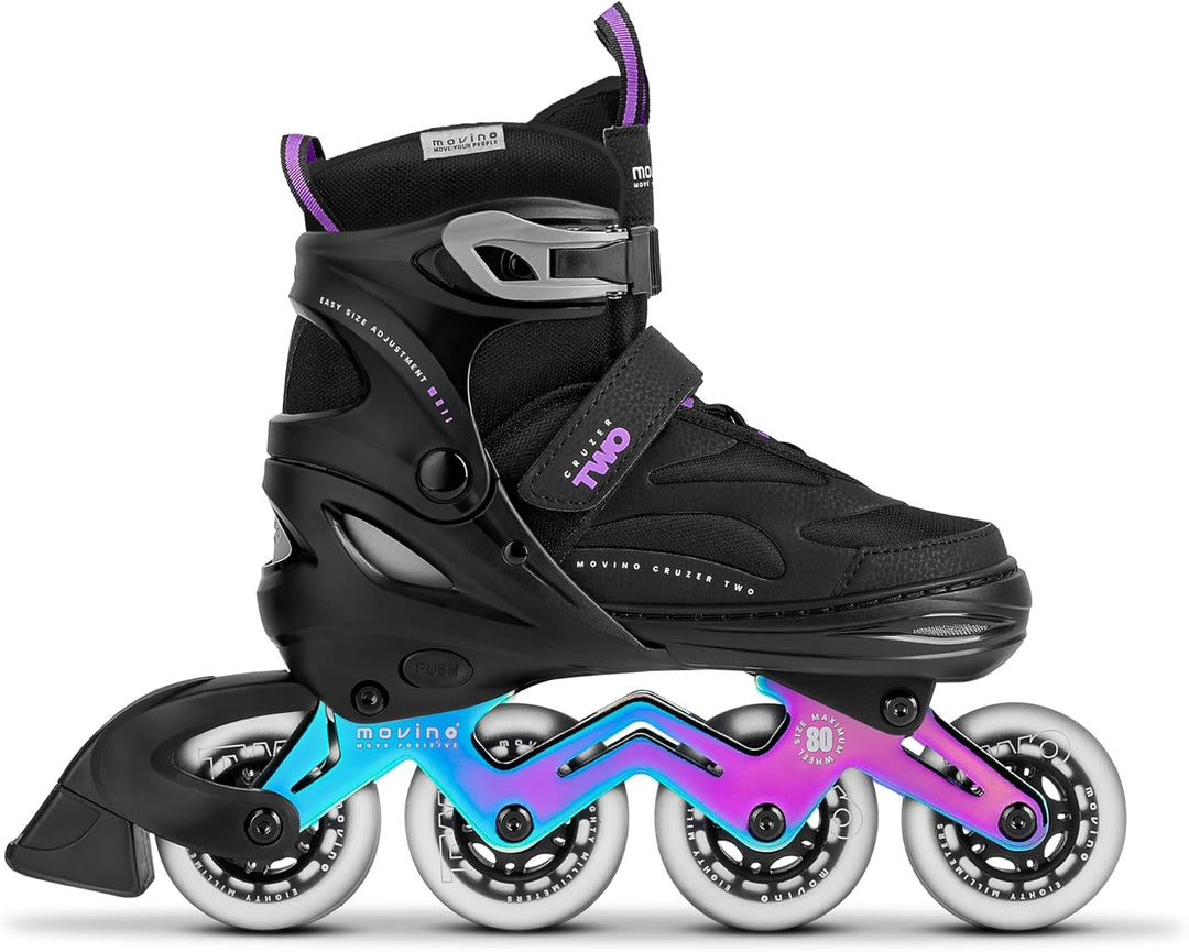 Movino Inline Skates Cruzer Two Rollschuhe Kinder Mädchen Jungen Inliner Rollerskates Fitness Sport