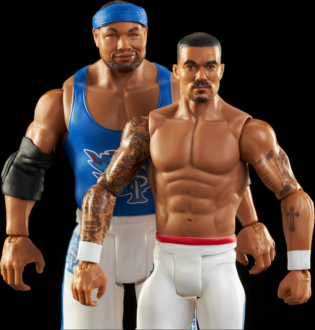 Mattel WWE Actionfigur Battle Pack 2 Pack mit Mattel WWE Championship Title Championship Showdown Th