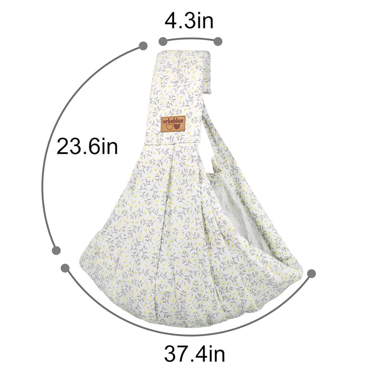 vrbabies Babytrage, Tragetuch Baby-Fronttrage von Neugeborenen bis Kleinkindern, New Upgrade verstel