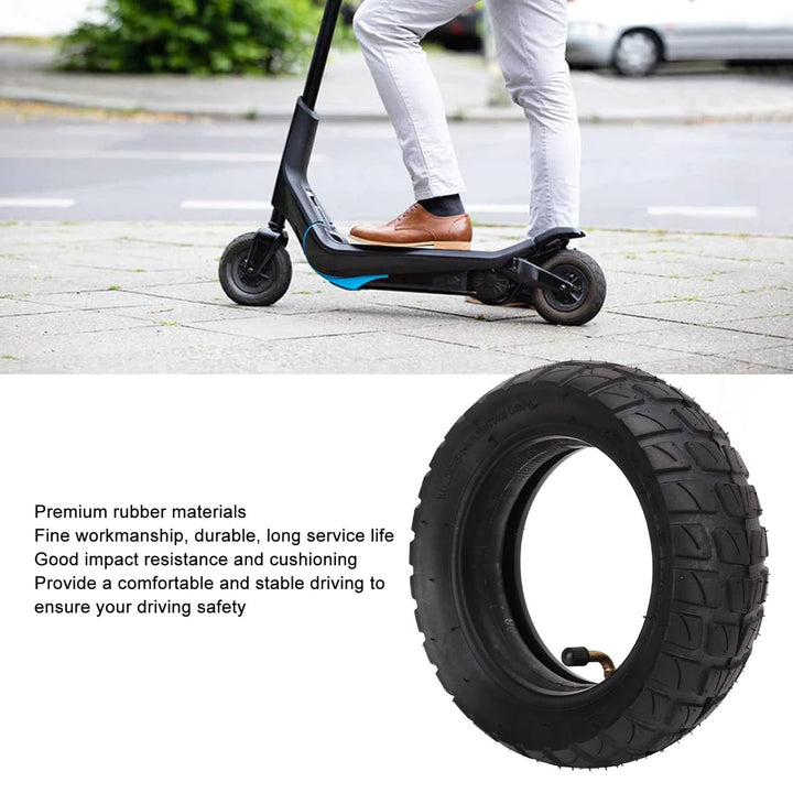 Hapivida E Scooter Reifen mit Schlauch, 8.5x3.0, Verdickt Ersatzreifen, mit 90 Grad Luftdüsen, Ersat