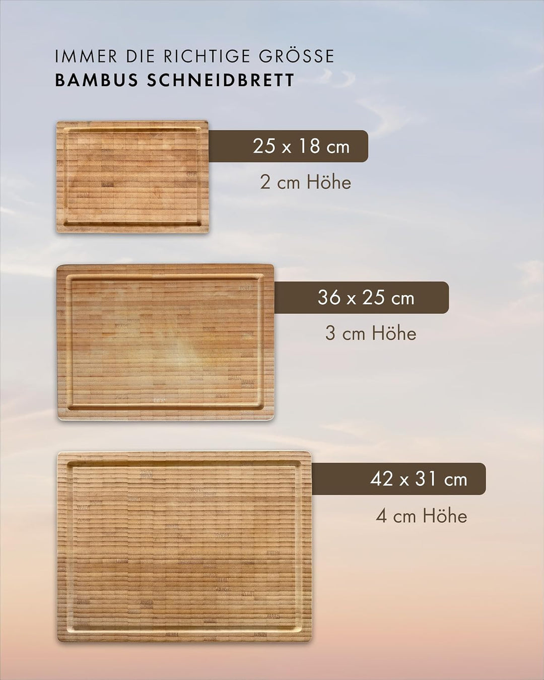 Zwilling 30772300 Schneidbrett, Bambus, klein,25 x 18,5 cm, Braun 25 x 18,5 cm Single, 25 x 18,5 cm