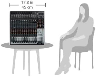 Behringer XENYX X2422USB Premium 24-Input 4/2-Bus Mixer mit XENYX Mic Preamps und Compressors, Briti