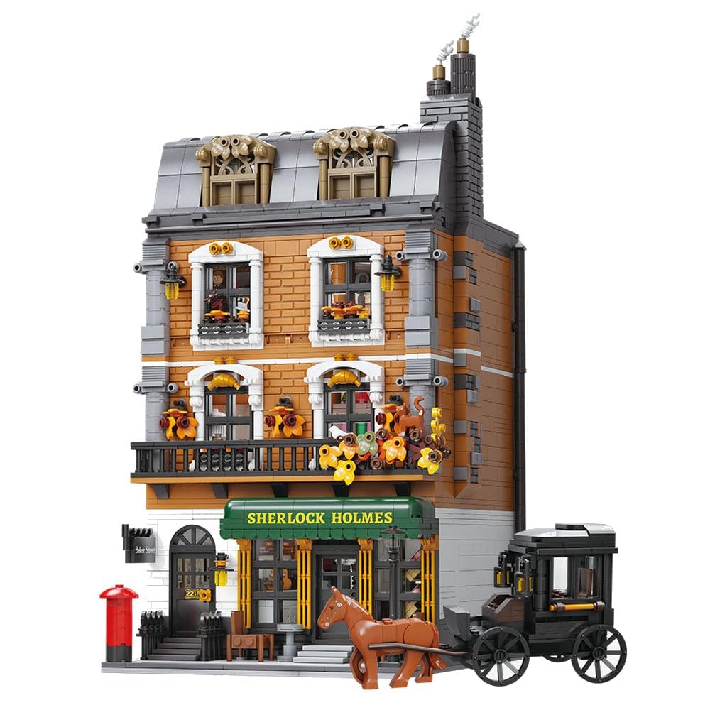 Sherlock Holmes Bauset Baker Street 221B Apartment 42 cm