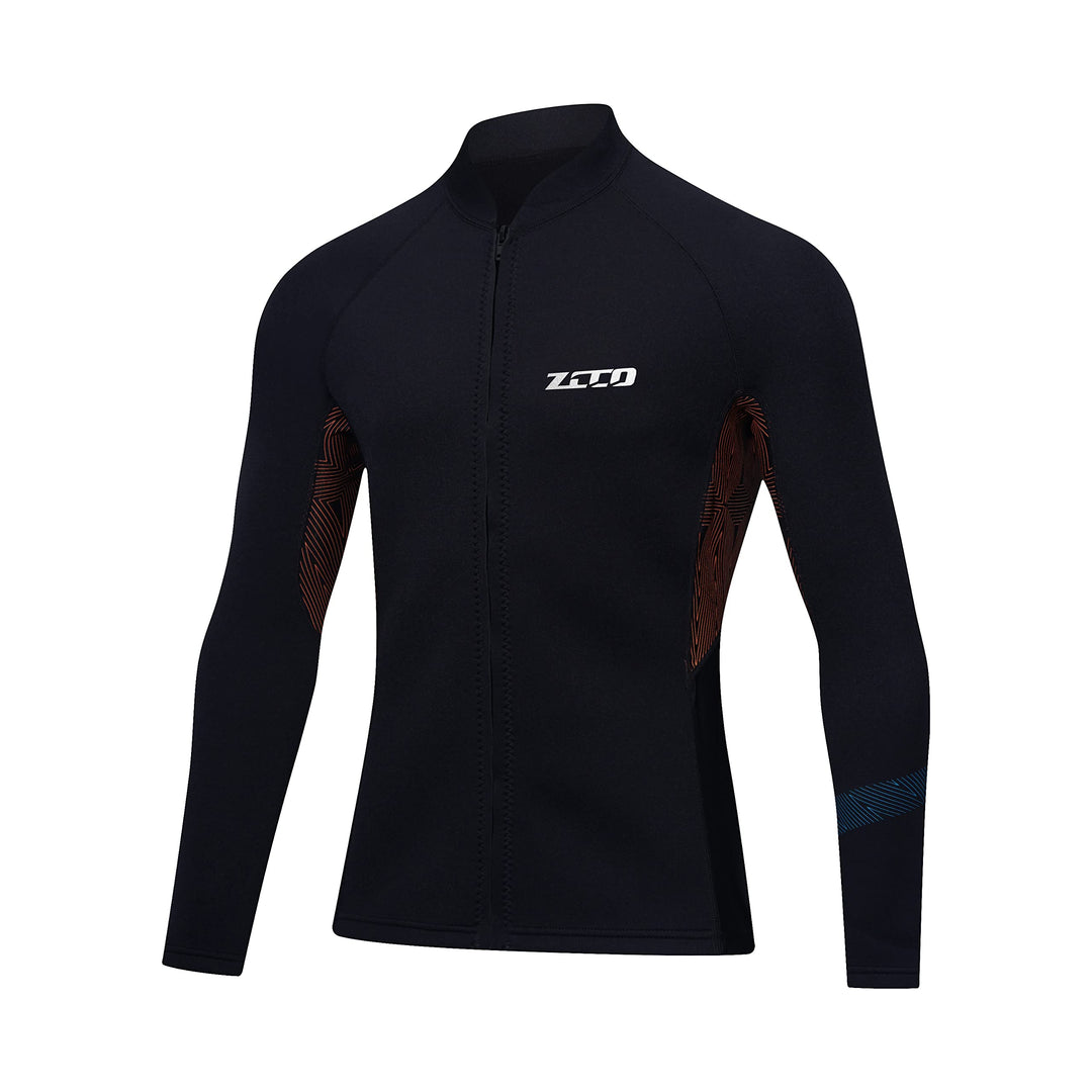 ZCCO Neoprenanzüge Top Jacke 1,5mm Neopren Anzüge Frauen Männer Neoprenanzug Jacke Langarm Tauchen T