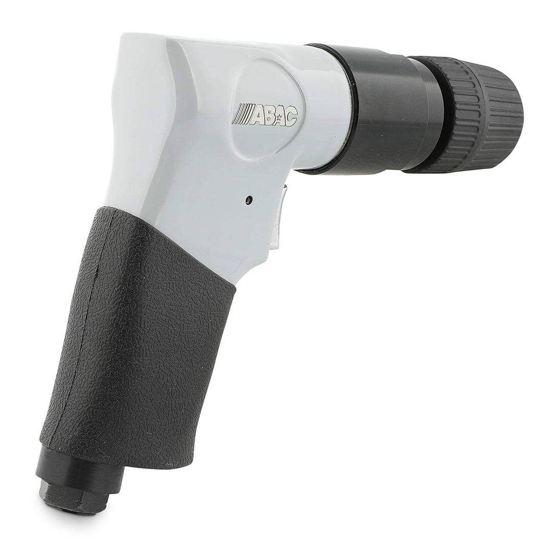 ABAC Druckluft Bohrmaschine G-190 - Kunststoffkoffer mit Zubehör (Bohrer + Schraubendreherbits + Pla