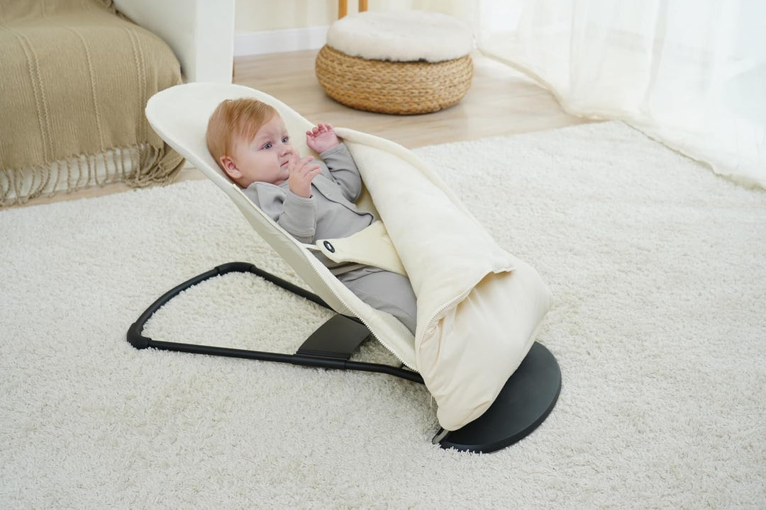 Bezug auf Babywippe + Baby Schlafsack Bezug Belltop kompatibel mit BabyBjörn Wippe: Balance, Soft un