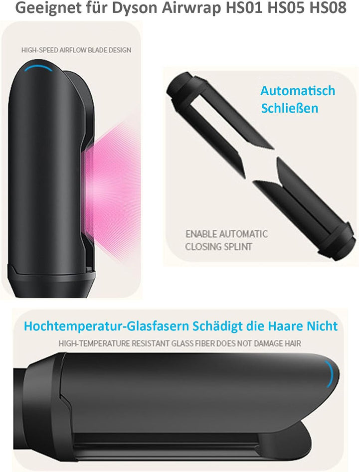 AirSmooth Finishing Aufsatz für Dyson Airwrap kompatibel mit HS01/05/08, zur Verwendung auf trockene