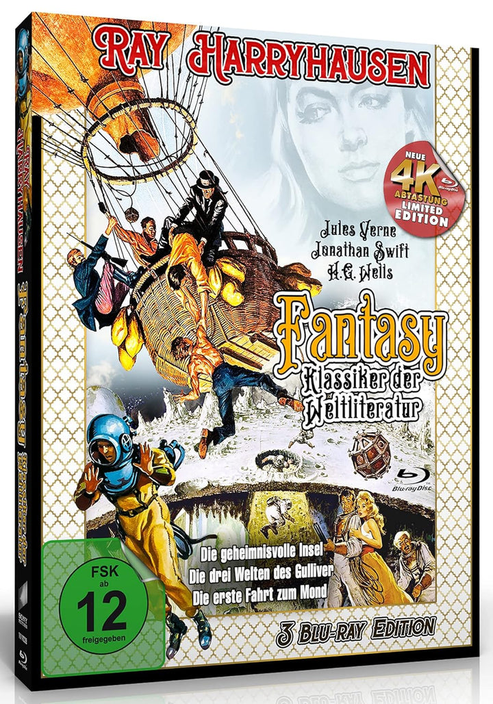 Ray Harryhausen - Fantasy Klassiker der Weltliteratur (3 Blu-rays), Blu-ray