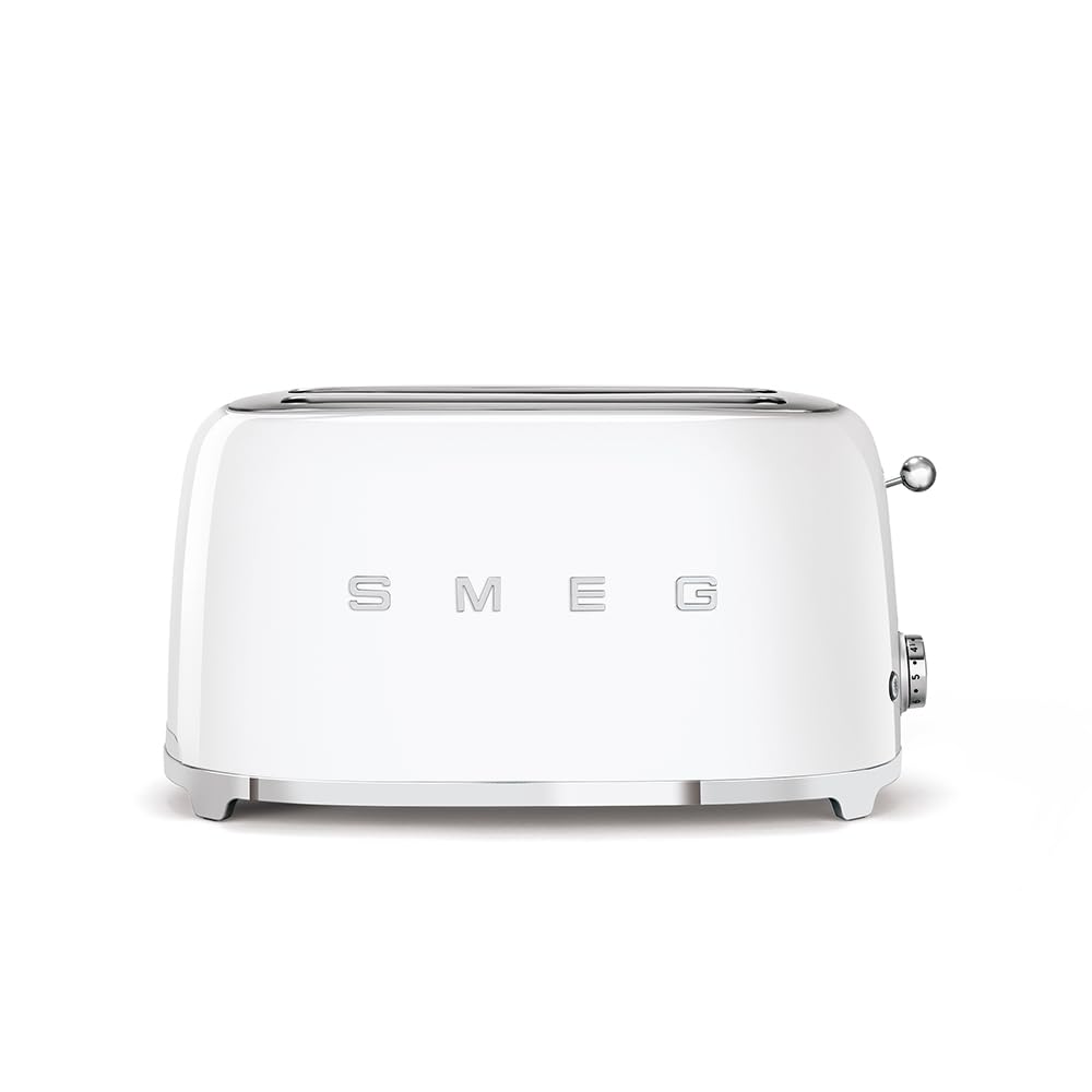 Smeg TSF02WHEU Toaster weiss, Metall, Weiss