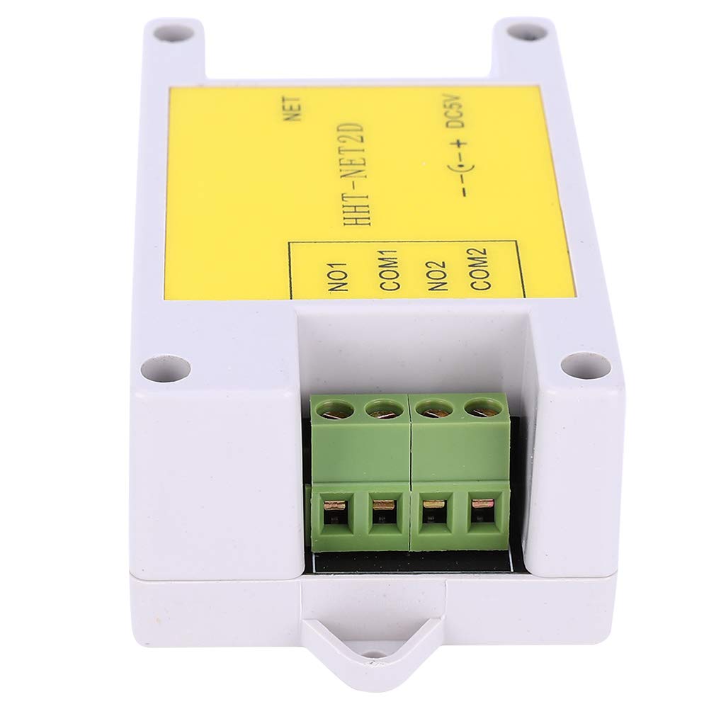 Jeanoko IP-Netzwerk-Relaismodul Zuverlässiger 2-Kanal-Relais-Controller Ethernet IP-Netzwerk-Relais-