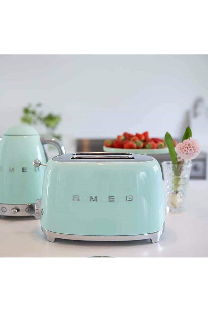 SMEG Toaster TSF02PGEU pastellgrün, 1500, Stahl, Pastellgrün