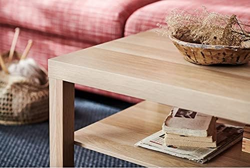 I K E A Couchtisch Lack 90x55cm Eicheneffekt Weiss lasiert 503.190.29