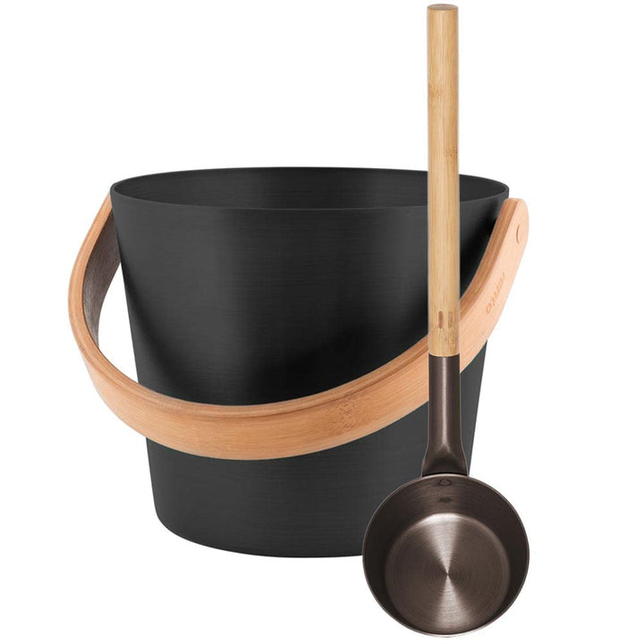 Hochwertige Sauna- Set's inkl. digitaler POOL Total Saunabroschüre (Saunakübel mit Henkel + Saunakel
