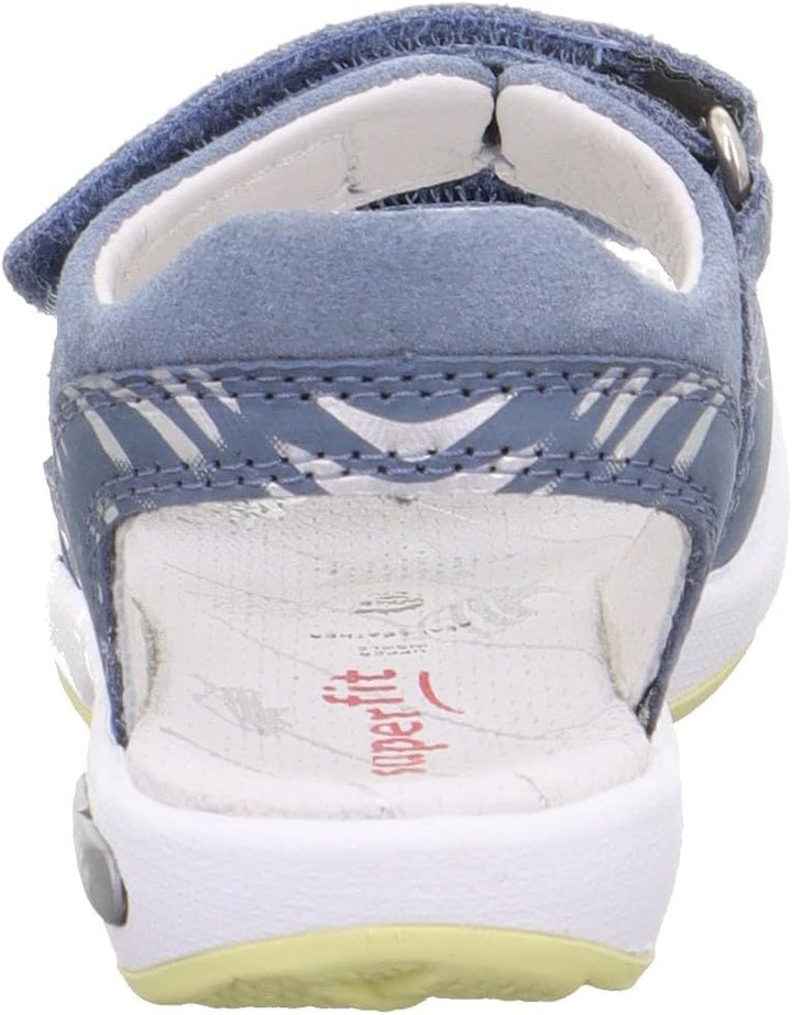 Superfit Mädchen Emily Sandale 26 EU Blau Gelb 8000, 26 EU Blau Gelb 8000