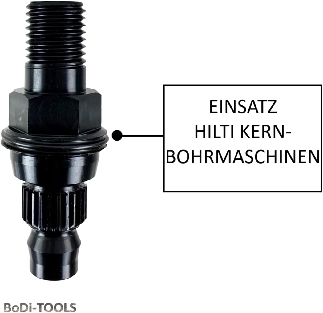 Bohrkronen Adapter, Dosensenker Adapter, Fliesenbohrer Adapter, (Adapter, DDBU-Hilti 1 1/4" Zapfen)