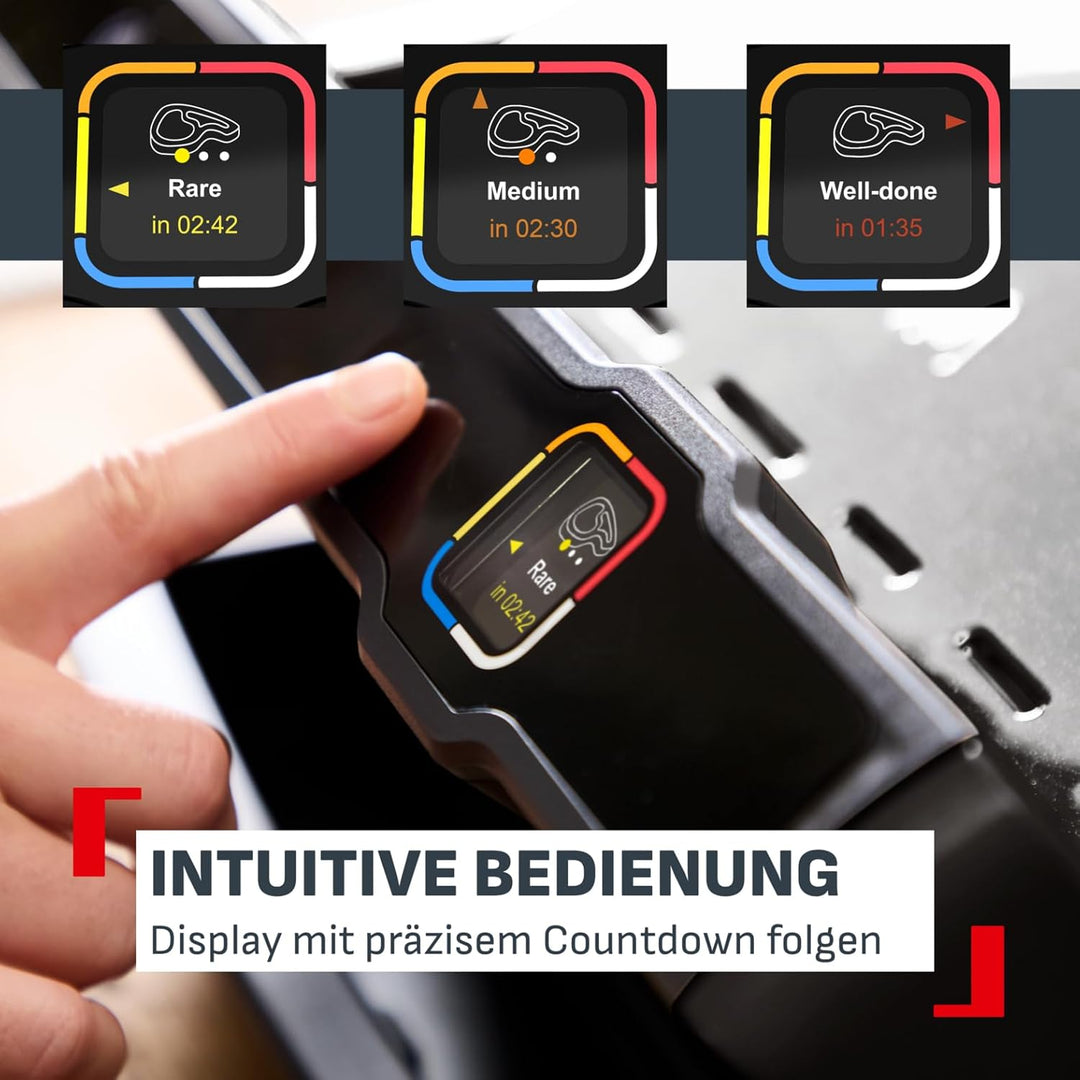 Tefal OptiGrill Elite XL Kontaktgrill, 16 Programme, Digitales Display mit Garstufenanzeige, Abnehmb