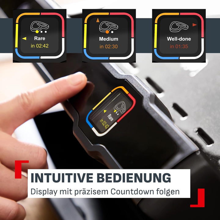 Tefal OptiGrill Elite XL Kontaktgrill, 16 Programme, Digitales Display mit Garstufenanzeige, Abnehmb
