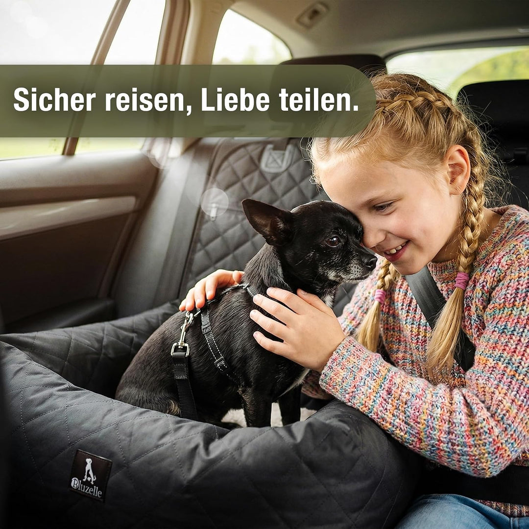 Hunde Autositz Auto Hundesitz, 2-in-1 Hundebett Hundekorb für kleine & mittelgrosse Hunde, Oxford St