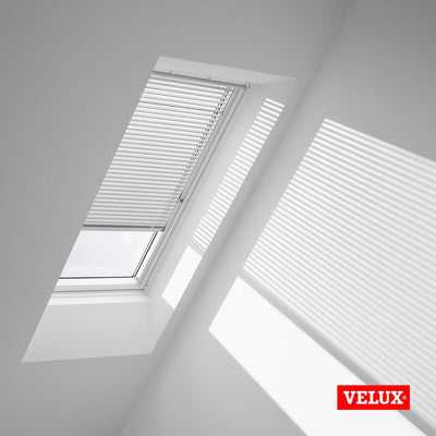 VELUX Original Jalousie für MK06, Weiss, mit Grauer Führungsschiene MK06 Weiss, MK06 Weiss
