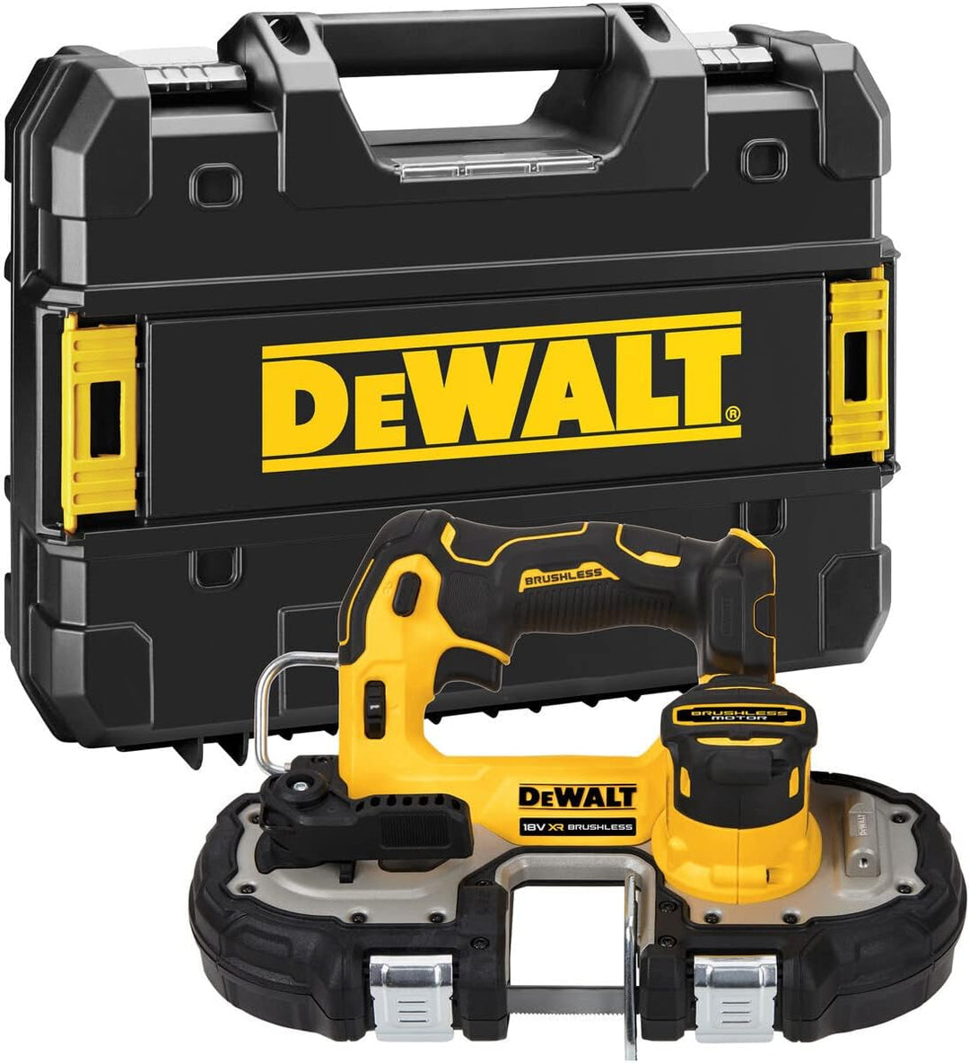 DEWALT de Banda XR 18V sin escobillas sin cargador/batería con Maletín TSTAK Multicolor