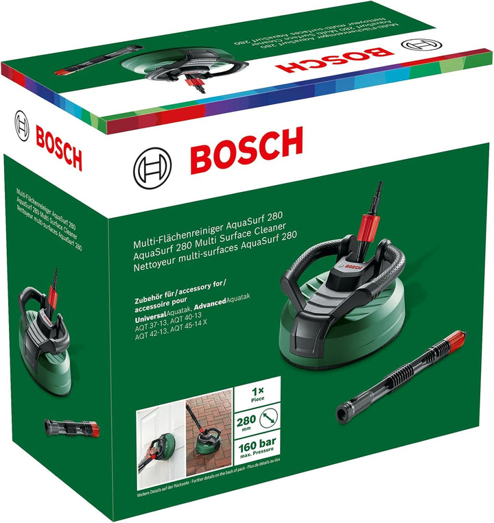 Bosch Terrassenreiniger AquaSurf 280 (Zubehör für Bosch Hochdruckreiniger, im Karton)