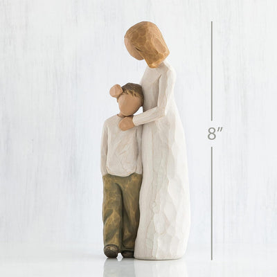 Enesco 26102 Willow Tree Figur Mutter und Sohn Tischplatte Einzelbett, Tischplatte Einzelbett