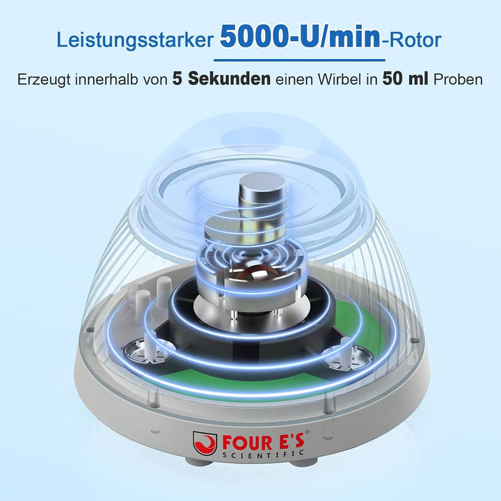 PRECIPETTE 5000rpm Mini Vortex Mixer Schüttler Paint Shaker Mischer 5000UpM Farbschüttler Farbmixer