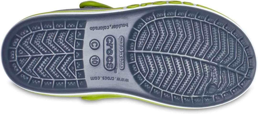 Crocs Bayaband Unisex Children's Sandal K Leisure Flip Flops Sportswear 19/20 EU Charcoal, 19/20 EU